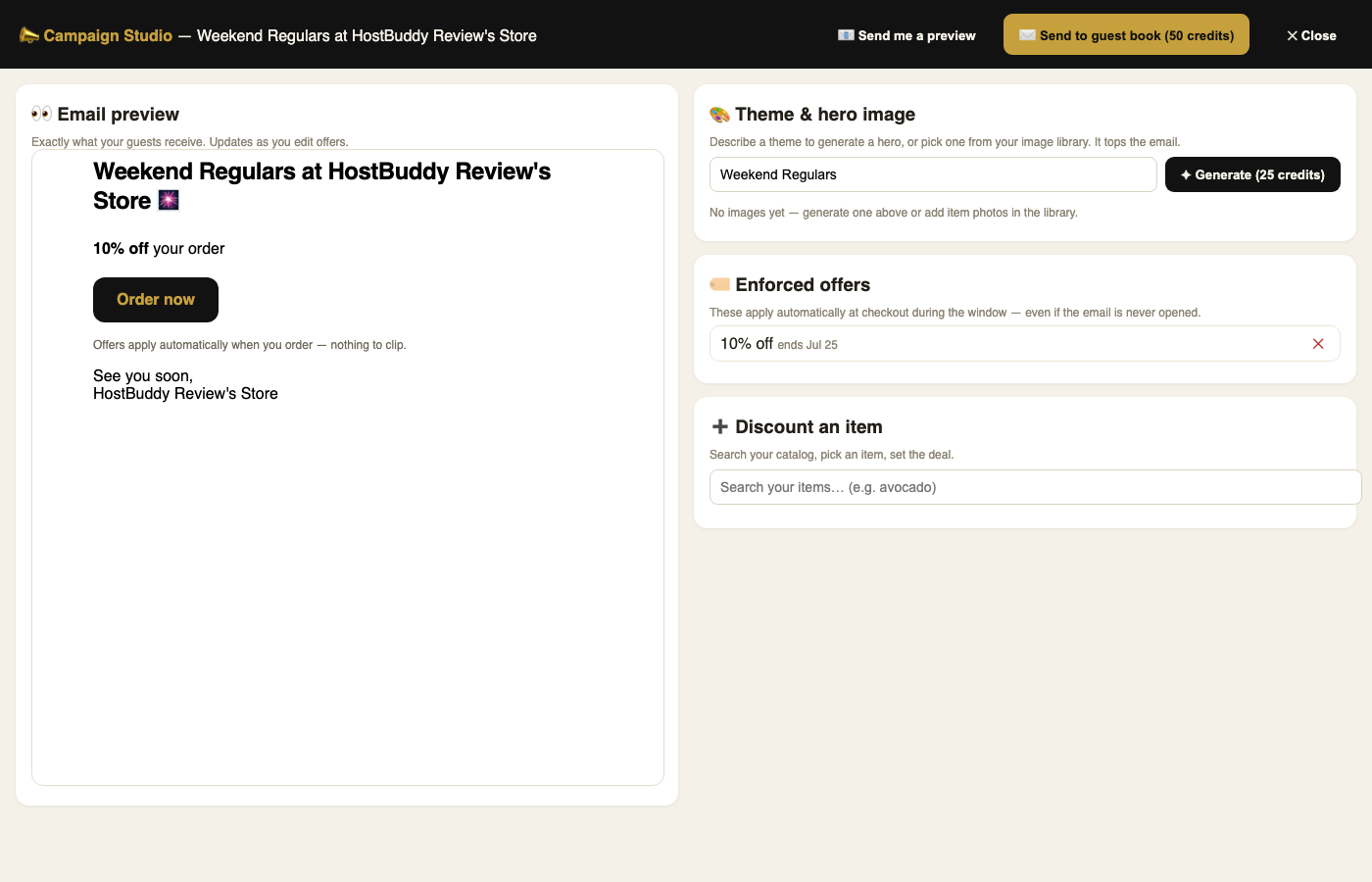 Self-Running Marketing agent screenshot