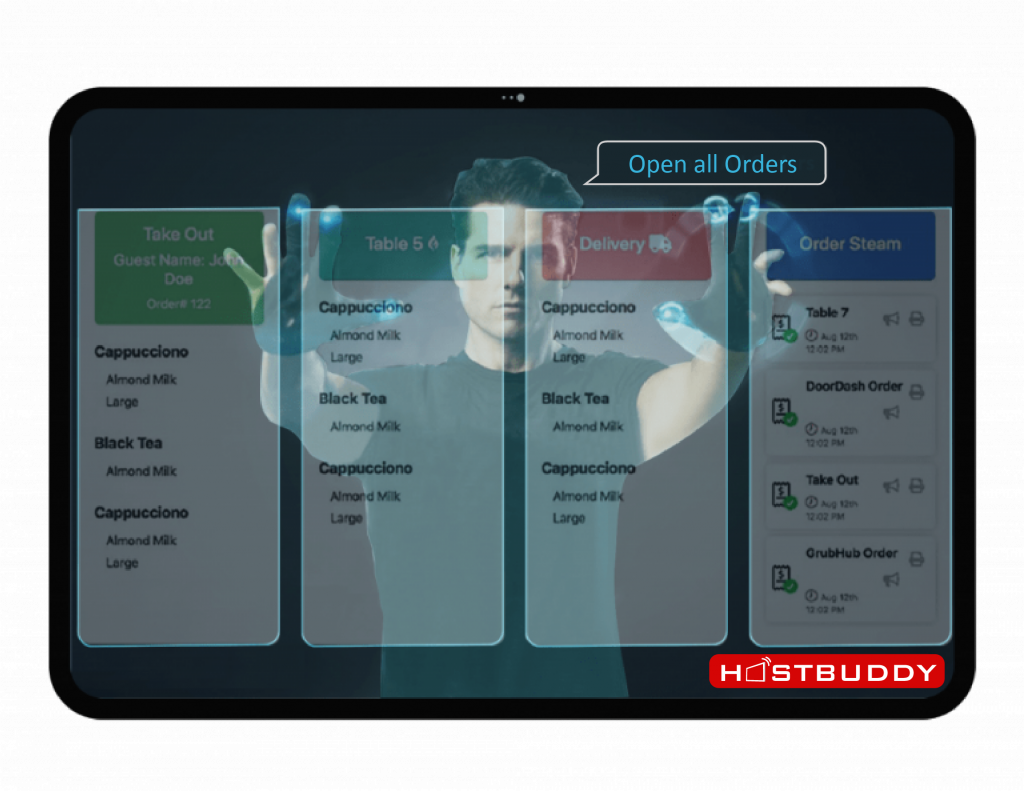 HostBuddy AI order system for restaurant